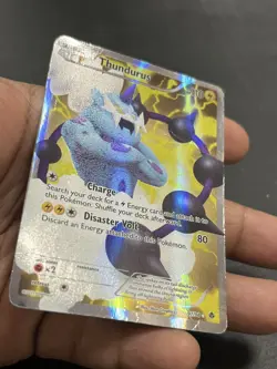 Thundurus full art 97/98 Emerging Powers Holo rare pokemon TCG damaged DMG - Image 5