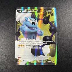 Pokemon TCG Thundurus 97/98 Emerging Powers Ultra Rare Full Art Holo - NM - Image 1