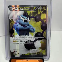 Pokemon Thundurus 97/98 Full Art Ultra Rare Holo BW Emerging Powers - Image 1
