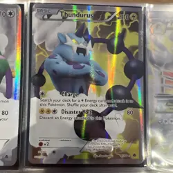 Pokemon TCG Thundurus Emerging Powers 97/98 Holo Full Art NM - Image 1