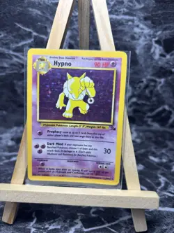 Hypno 8/62 Fossil Holo Rare Pokemon Card WOTC 1999 TCG Vintage MP/HP Condition - Image 1
