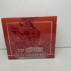 Pokemon Sword and Shield Battle Styles Red Elite Trainer Box (ETB) Sealed - Image 1