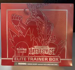 Pokemon Sword and Shield Battle Styles Elite Trainer Box ETB - Factory Sealed 820650808357 - Image 1
