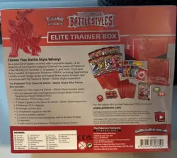 Pokemon Sword and Shield Battle Styles Elite Trainer Box ETB - Factory Sealed 820650808357 - Image 2
