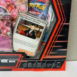 Pokemon TCG Team Rocket's Mewtwo ex Box Sealed Destined Rivals Packs Cards New - Image 4