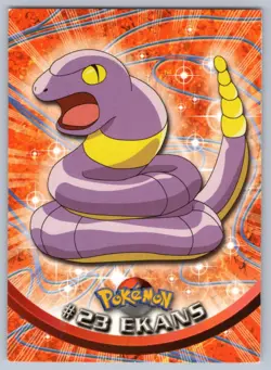 Ekans #23 Topps Trading Cards Series 1 Pokemon LP - Image 1