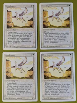 Mesa Pegasus x4 Revised Edition 4x Playset Magic the Gathering MTG - Image 1
