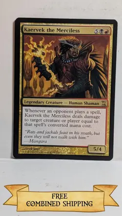 Kaervek the Merciless Time Spiral ...sku: CC919 - Image 1