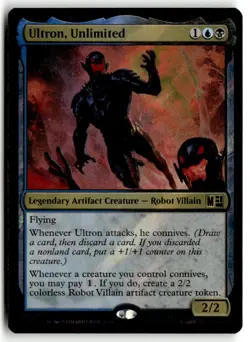 Ultron, Unlimited Surge Foil NM 100 : Marvel Super Heroes MTG - Image 1