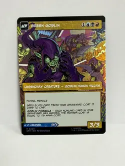 MTG ~ Norman Osborn ~ Borderless ~ Foil Marvel's Spider-Man ~ 0220 ~ pack fresh - Image 1