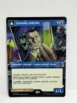 MTG ~ Norman Osborn ~ Borderless ~ Foil Marvel's Spider-Man ~ 0220 ~ pack fresh - Image 2