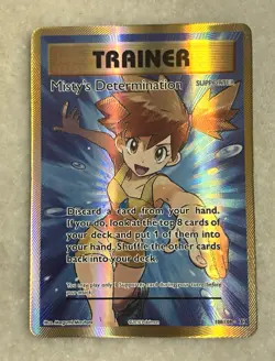 Pokemon TCG Misty's Determination 108/108 Evolutions Full Art Holo UR EN - Image 1