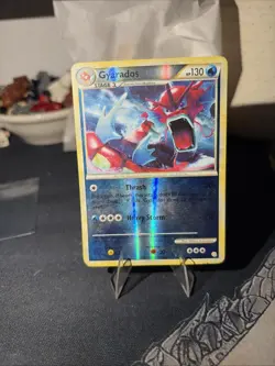 Pokemon Gyarados TCG Reverse Holo Red HeartGold SoulSilver 123/123 - Image 1