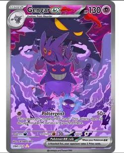 Mega Gengar SIR full Art | Pokemon ⚠ FANART! ⚠ NON TCG - Image 1