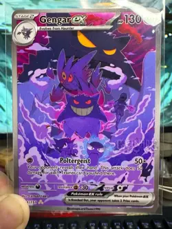 Mega Gengar SIR full Art | Pokemon ⚠ FANART! ⚠ NON TCG - Image 3