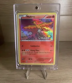 Pokemon Moltres XY127 XY Fates Collide STAFF PROMO NEAR MINT - Image 1