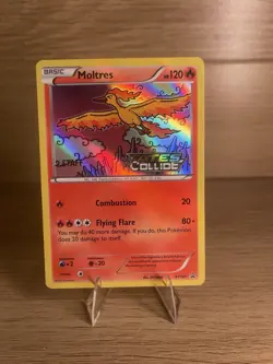 Pokemon Moltres XY127 XY Fates Collide STAFF PROMO NEAR MINT - Image 3