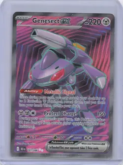 Pokemon TCG Genesect ex Holo Ultra Rare SV: Black Bolt 161/086 NM - Image 1