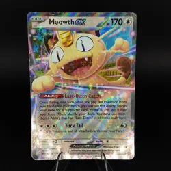 Meowth ex 062/088 DOUBLE RARE Perfect Order Pokemon Holo NM/M - Image 1