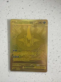 Mega Darkrai EX 120/084 Hyper Rare Gold Pitch Black Pokemon TCG English NM/M - Image 1