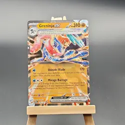 Pokemon TCG Greninja EX 106/167 Twilight Masquerade Ultra Rare Scarlet & Violet - Image 1