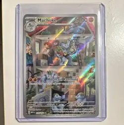 Pokemon Machoke Sv: Scarlet & Violet 151 177/165 IR Holo 100HP Stage 1 Eng - Image 1