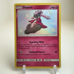 Diancie SV36/SV94 Pokemon TCG Hidden Fates: Shiny Vault Shiny Holo Rare NM - Image 1