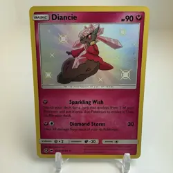 Diancie SV36/SV94 Pokemon TCG Hidden Fates: Shiny Vault Shiny Holo Rare NM - Image 2
