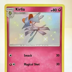 Kirlia SV35/SV94 Rare Shiny Hidden Fates Shiny Vault Pokemon NM - Image 2