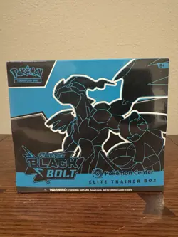 Pokemon TCG Black Bolt Pokemon Center Exclusive Elite Trainer Box ETB - Image 1