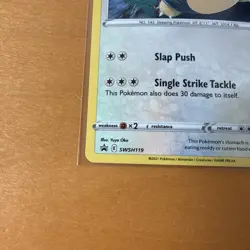 Pokemon TCG Snorlax SWSH119 Sword & Shield Holo Black Star Promo NM - Image 2