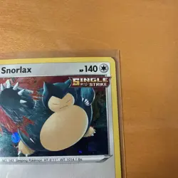 Pokemon TCG Snorlax SWSH119 Sword & Shield Holo Black Star Promo NM - Image 4