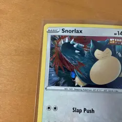 Pokemon TCG Snorlax SWSH119 Sword & Shield Holo Black Star Promo NM - Image 5