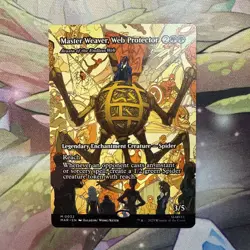 MTG Master Weaver, Web Protector 32 Mythic Borderless Marvel Universe Spider-Man - Image 1