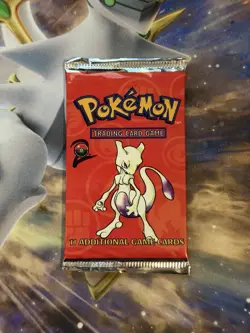 WOTC Pokemon Base Set 2 Sealed Booster Pack Mewtwo Potentially Heavy 21.08g - Image 3