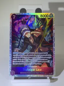 ☠ OP12-073 Tragar Law FOIL SR A Legacy of the Master One Piece Card Game *CLEAN - Image 1