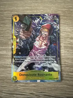 Donquixote Rosinante OP12-108 One Piece Illustration Box 6 Promo - Image 1
