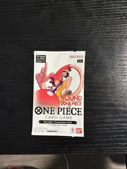 One Piece x Round1 Round One Piece Promo Pack English Sealed IN HAND (1 Pack) - Image 1