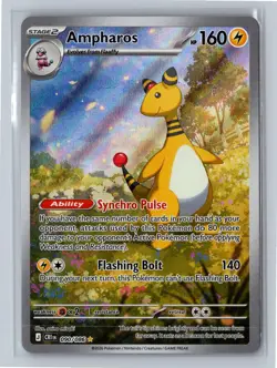 Ampharos 090/086 Holo Illustration Rare Chaos Rising Pokemon Near Mint - Image 1