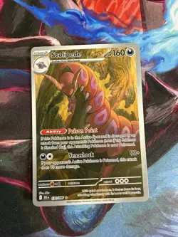 Pokemon Scolipede 134/086 Black Bolt Illustration Rare - Image 1
