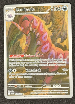 Pokemon TCG Scolipede 134/086 Illustration Rare Black Bolt - Image 1