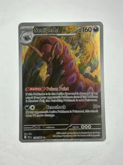 Scolipede (134/086) Illustration Rare Black Bolt Pokemon Card - NM - Image 1