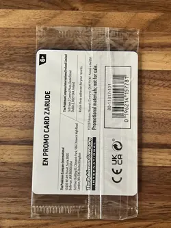 Zarude GameStop Promo Pitch Black Cosmos Holo Pokemon TCG Sealed! 🔥 - Image 3