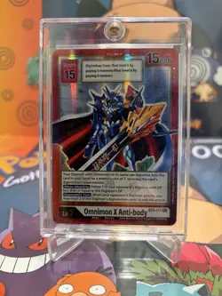 Bandai Omnimon X Anti-body Secret Rare BT5-111 Battle Of Omni Digimon Holo Card - Image 1