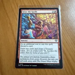 Seize The Spoils - N/M - Secrets Of Strixhaven Magic The Gathering MTG - Image 1