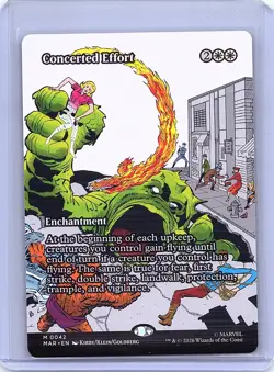 Concerted Effort (Borderless) M Marvel Universe Eternal-Legal 42 NM - Image 1