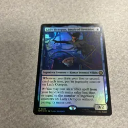 1 x Lady Octopus, Inspired Inventor - Foil - Marvel's Spider-Man - NM-Mint - MTG - Image 1