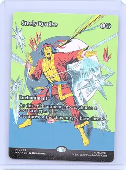 Steely Resolve (Borderless) M Marvel Universe Eternal-Legal 83 NM - Image 1