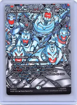 Mechanized Production (Borderless) M Marvel Universe Eternal-Legal 57 NM - Image 1