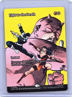 Fight to the Death (Borderless) M Marvel Universe Eternal-Legal 90 NM - Image 1
